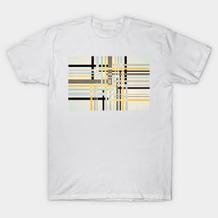 Stripes And Rectangle Abstract Art T-Shirt